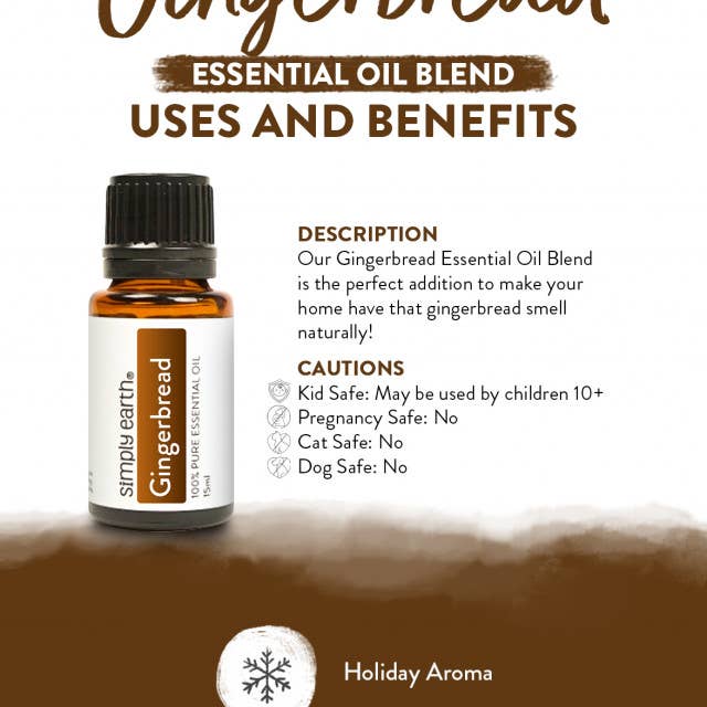 Gingerbread Essential Oil Blend 15ml