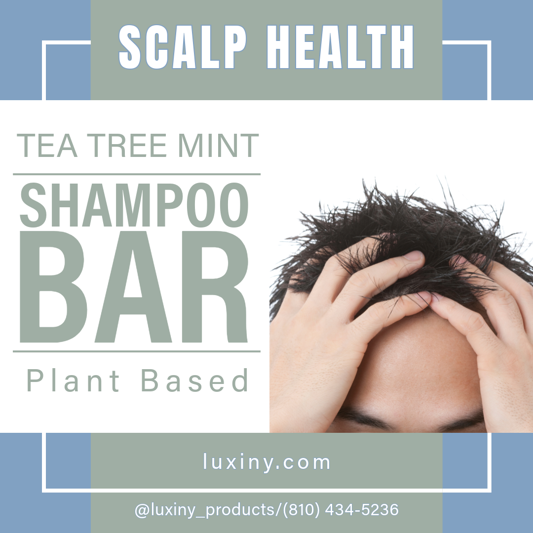 Solid Shampoo Bar Tea Tree Mint - Camping Bar - Plastic-Free