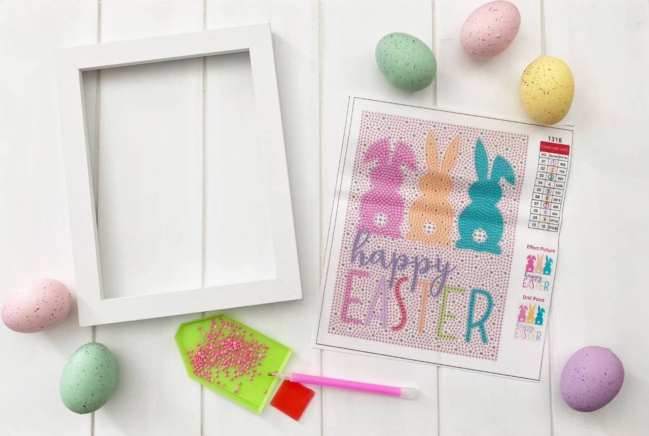 Happy Easter Diamond Art Kit