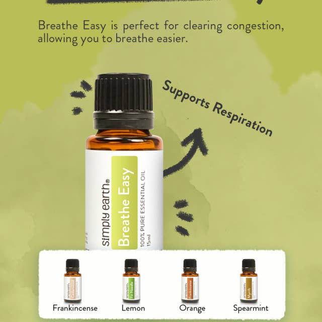 Breathe Easy Essential Oil Blend 15ml