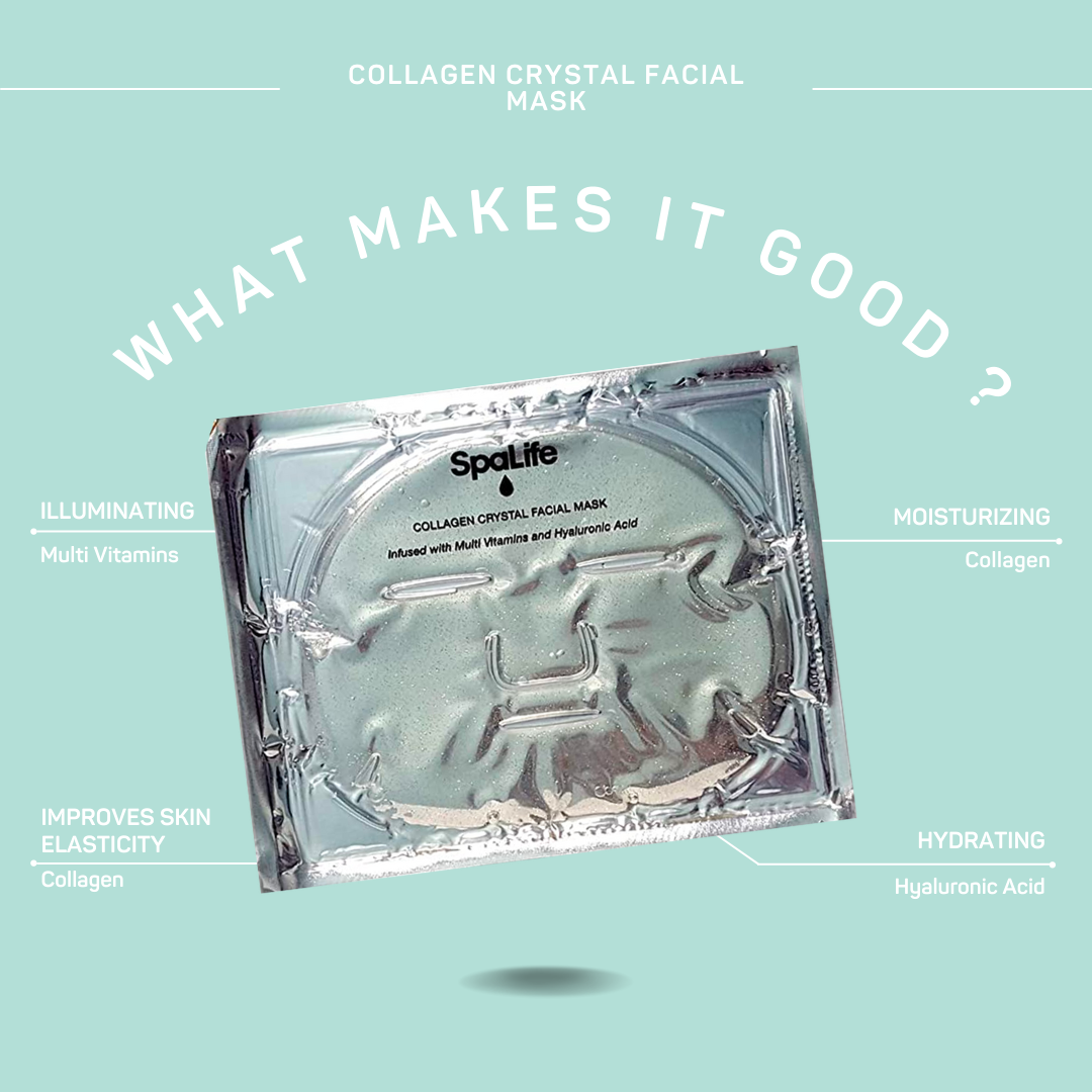 Ultimate Collagen Crystal, Hydrogel Facial Mask
