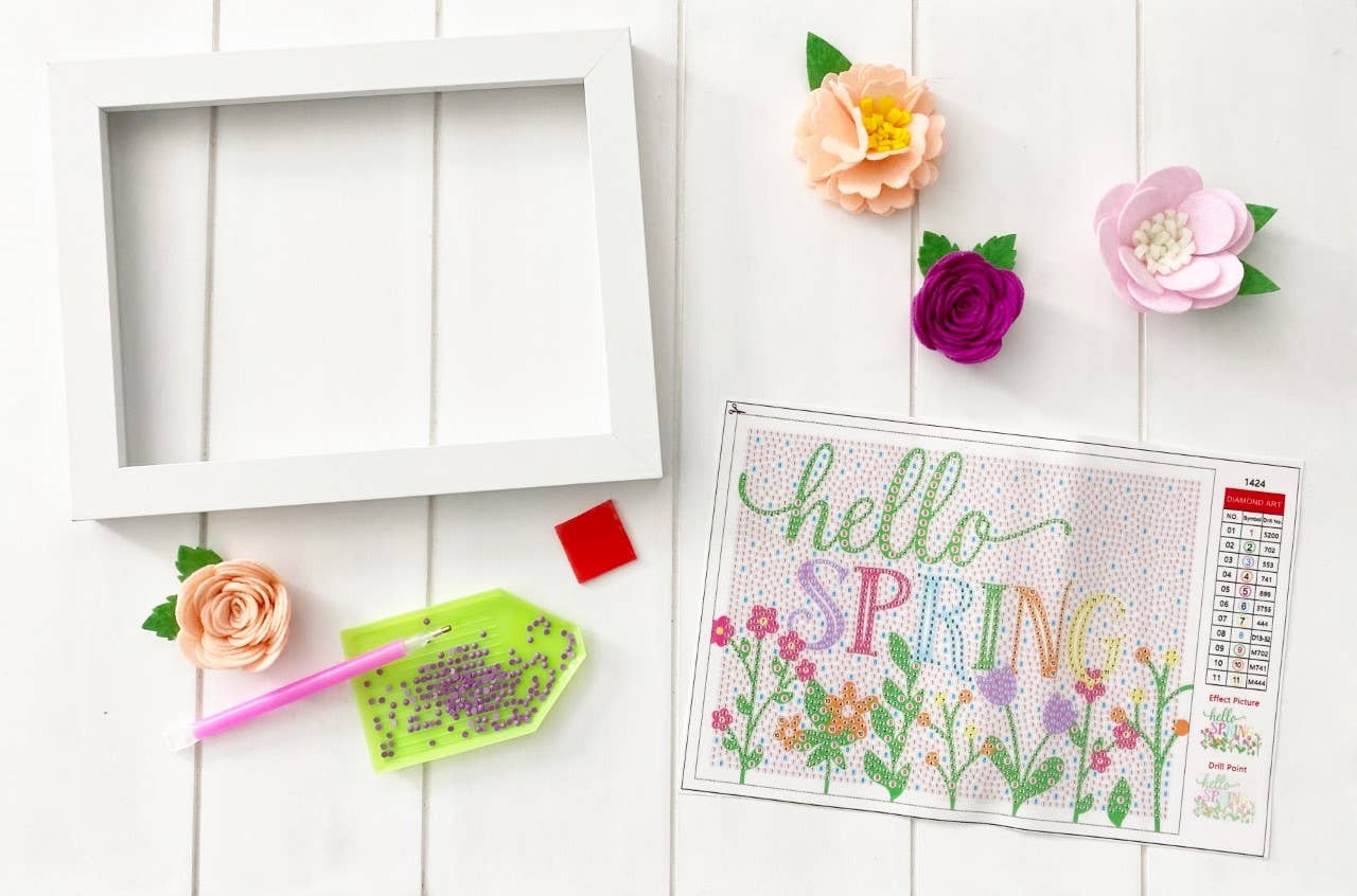 Hello Spring Diamond Art Kit