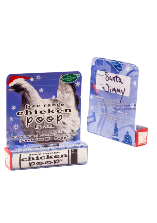 Holiday Chicken Poop Lip Balm