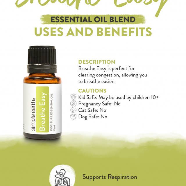 Breathe Easy Essential Oil Blend 15ml