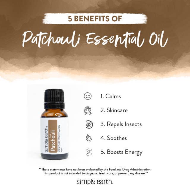 Patchouli Essential Oil (Dark) 15ml