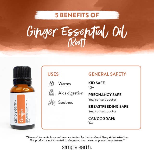 Ginger Root Essential Oil 15ml