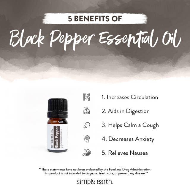 Black Pepper Essential Oil 5ml