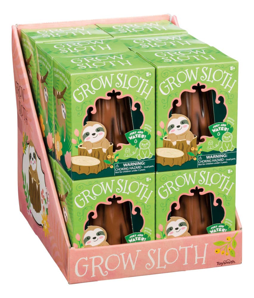 Grow A Sloth, Just Add Water Grow Toy