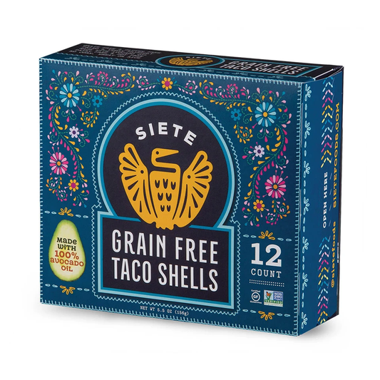 Grain Free Taco Shells - 12 Packs of 12 Taco Shells