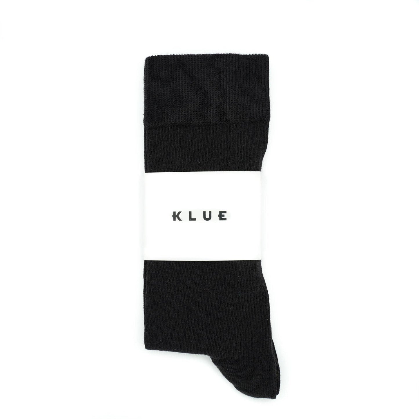 Klue organic solid socks | Black