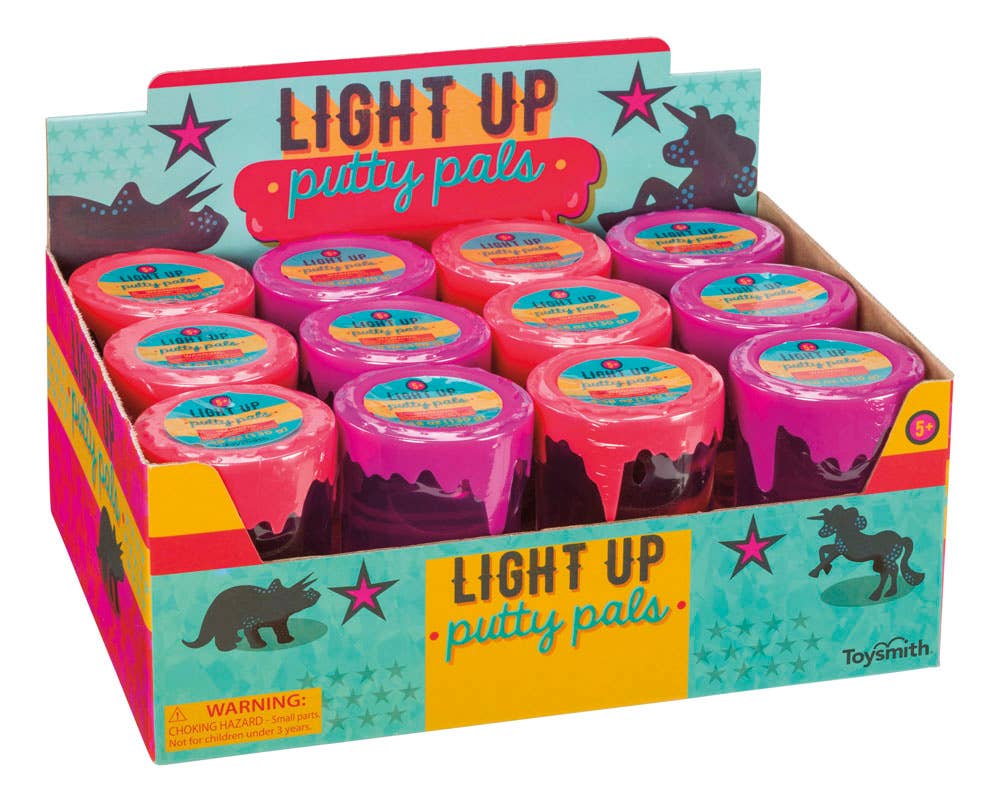 Light Up Putty Pals Slime with Figurine
