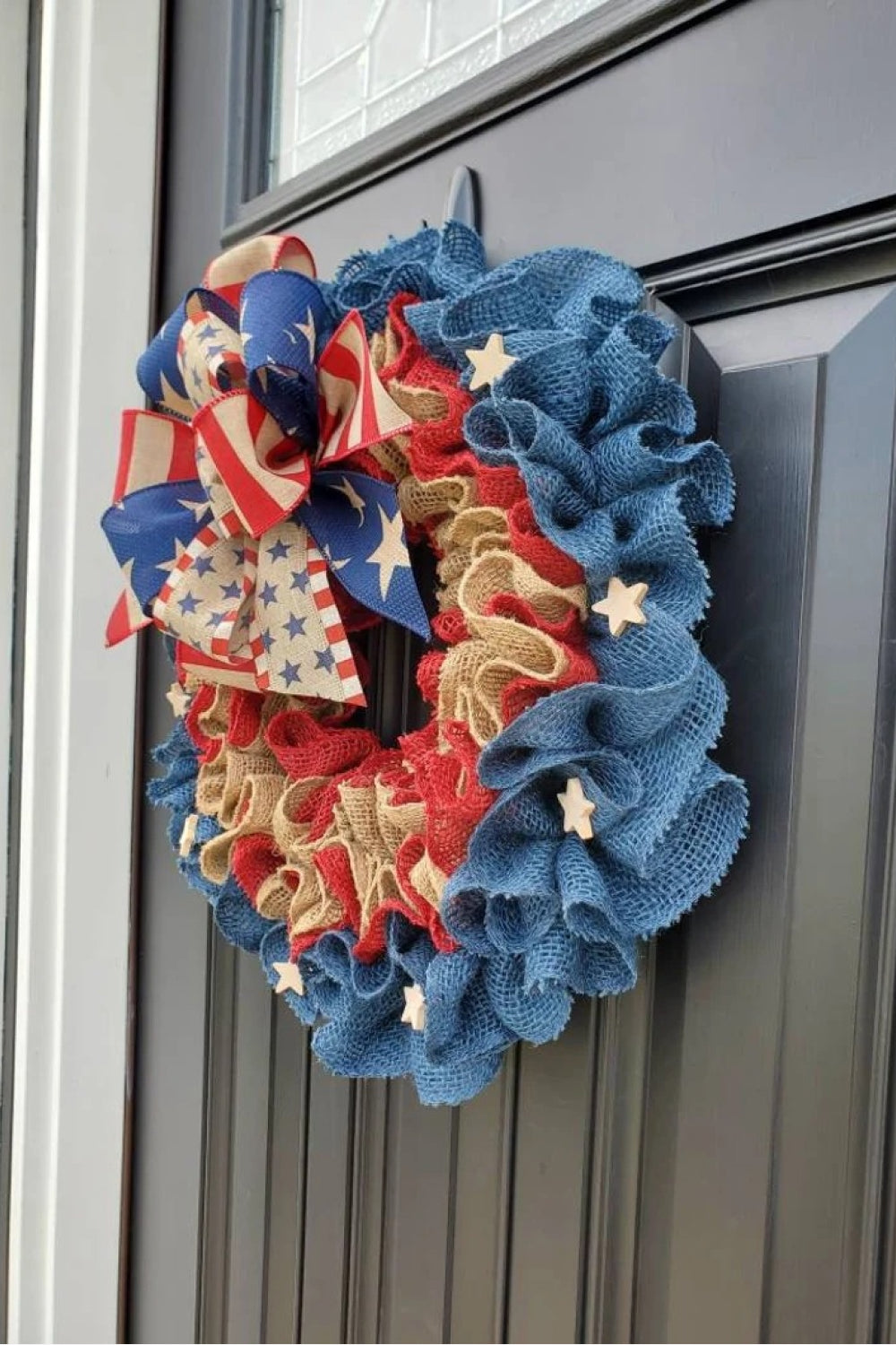 Independence Day Knit Wall Wreath