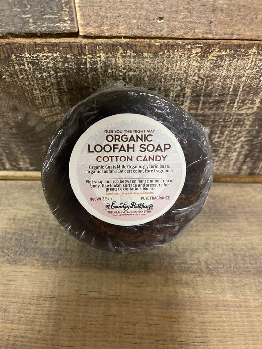 Loofah Soap Cotton Candy