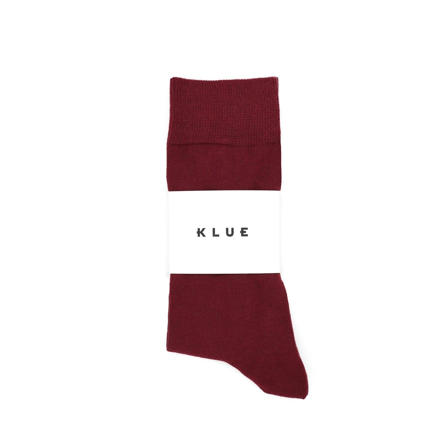 Klue organic solid socks | Burgundy