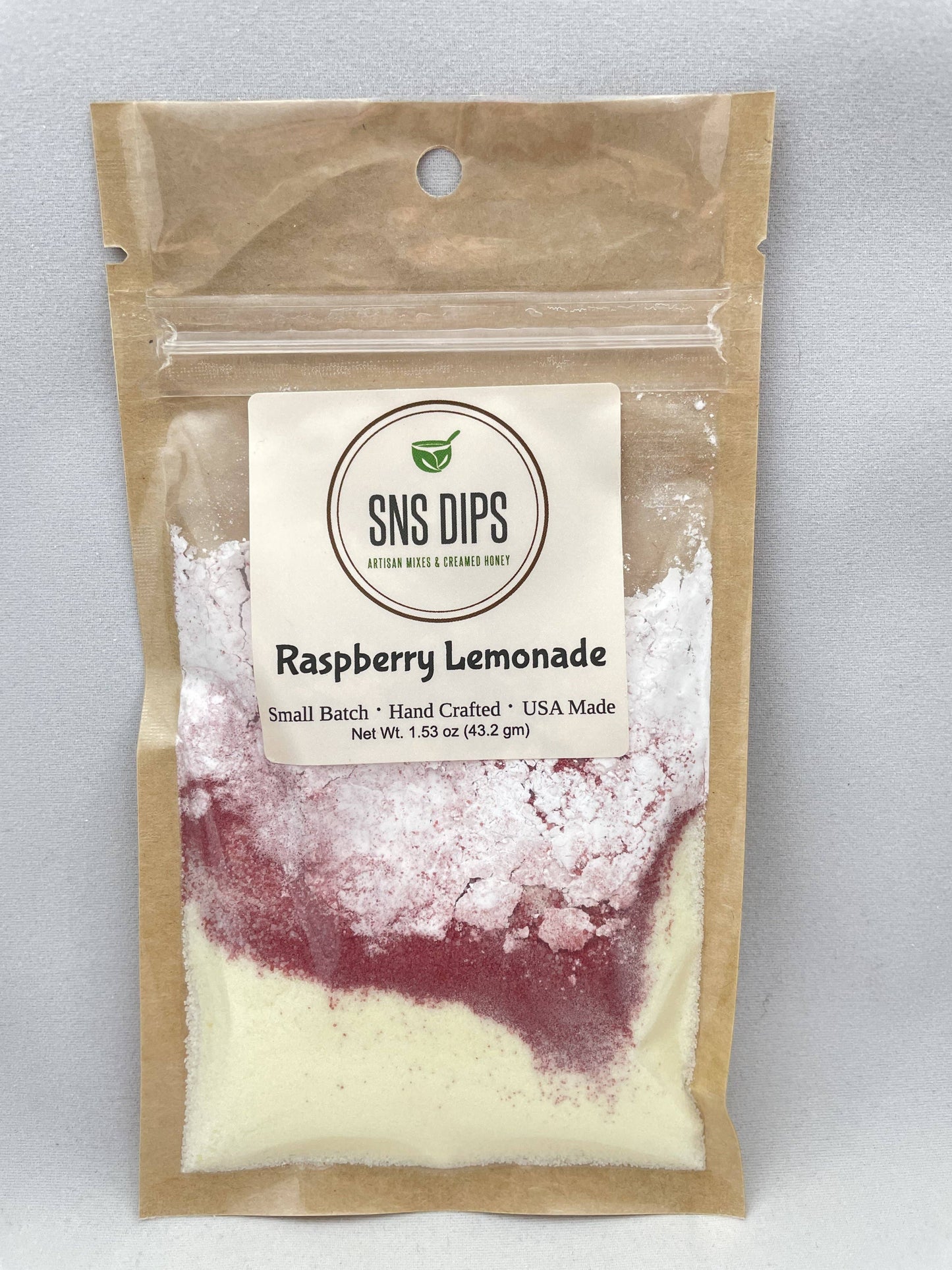 Raspberry Lemonade Dip Mix