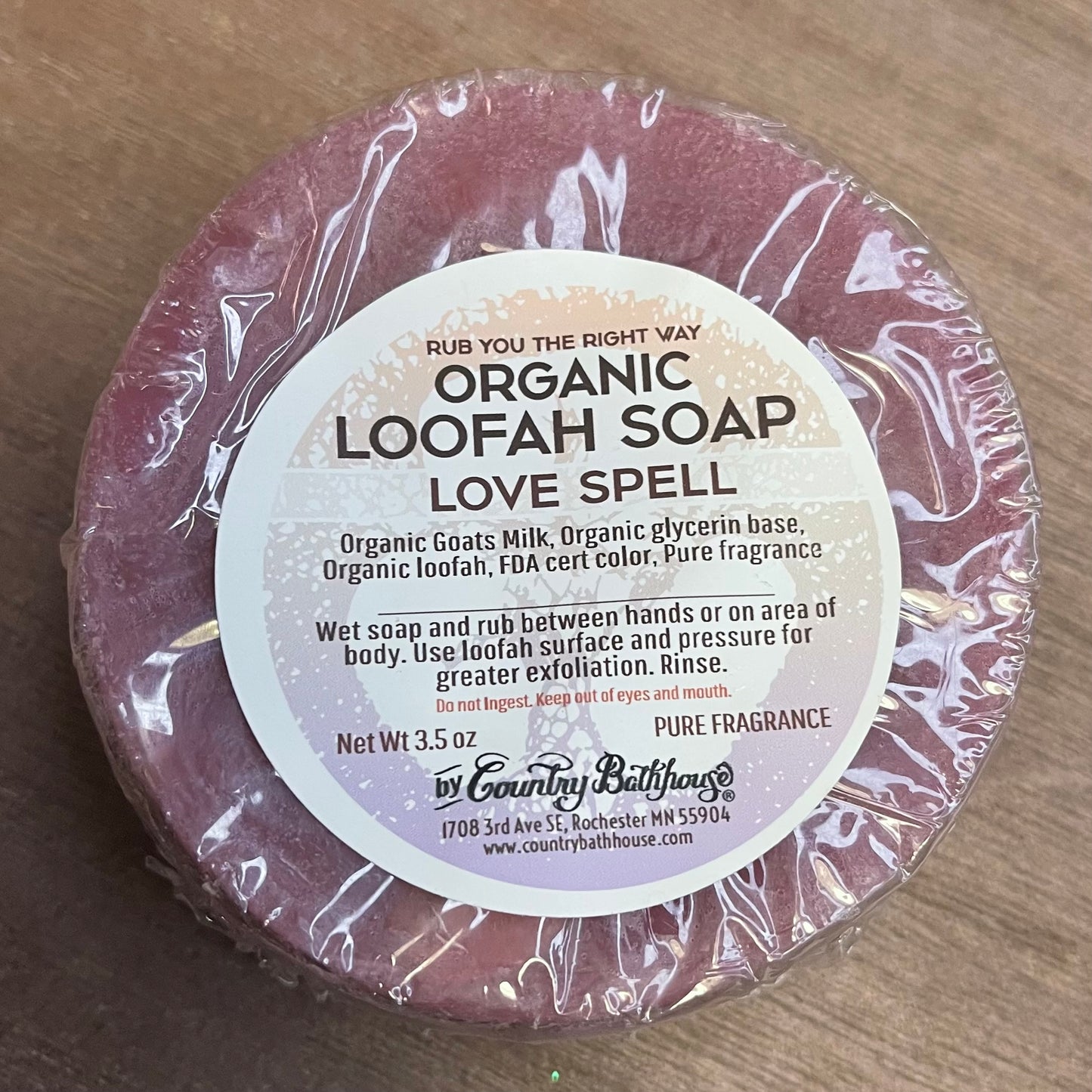 Love Spell Loofah Soap