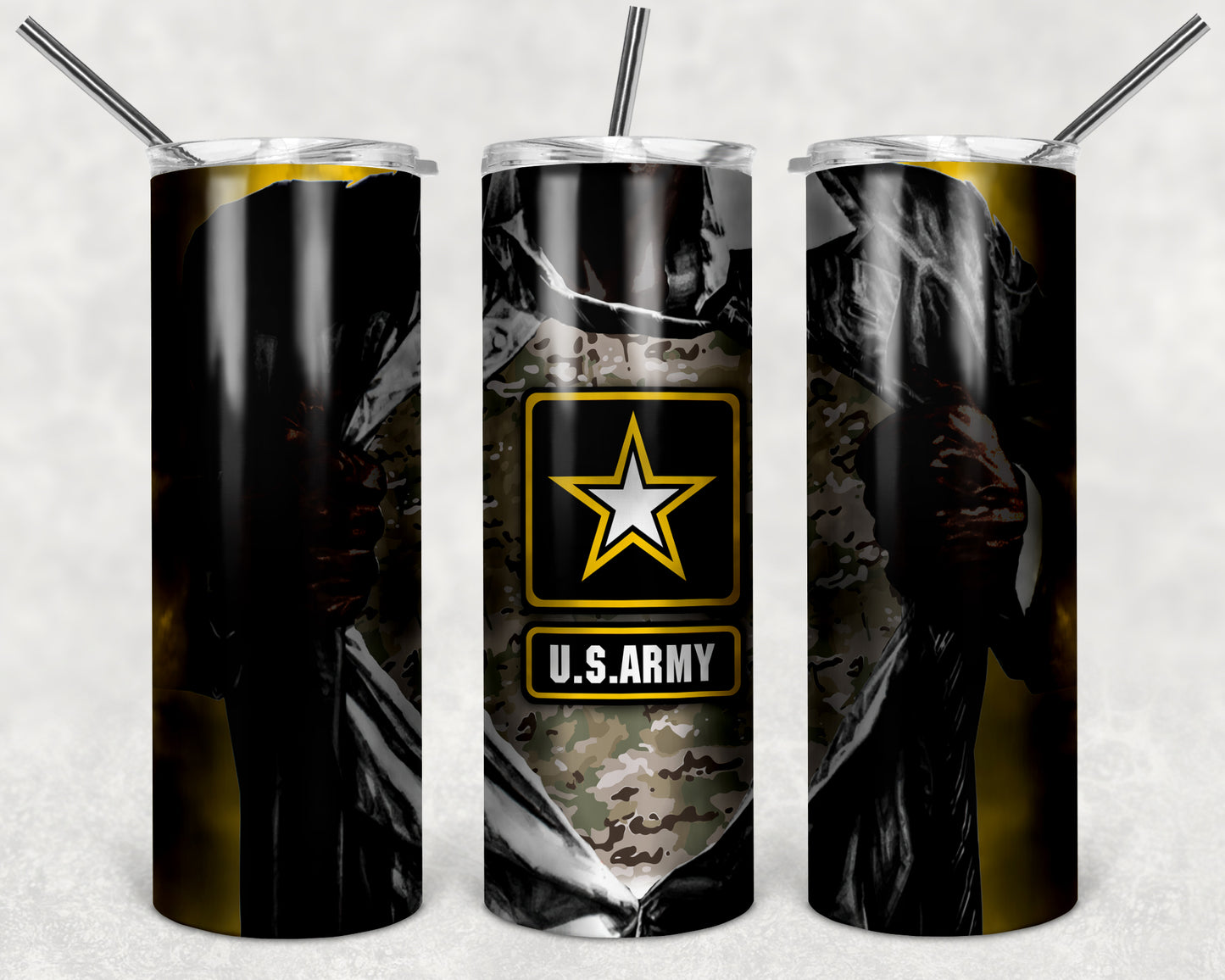 Skinny Tumbler US Army