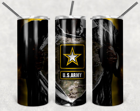 Skinny Tumbler US Army