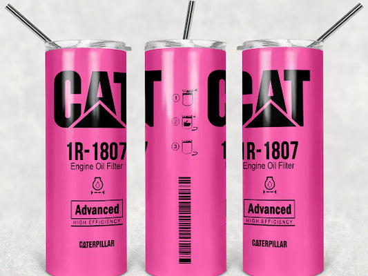 Skinny Tumbler Pink CAT